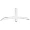 Ekena Millwork Bellingham Architectural Grade PVC Gable Bracket, 84"W x 24 1/2"H x 4"D x 4"F, 7/12 Pitch GBP084X25X0404BEL00 - alternate 1
